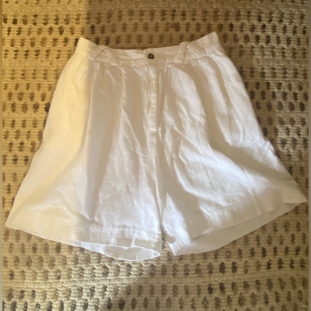 Vintage Astrophe Linen High Wasited Shorts Size Woman’s 6